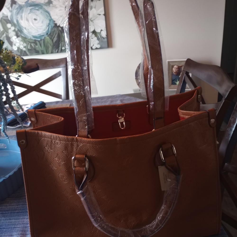 Fashion Honey Brown Handbag - Picture 6 of 14